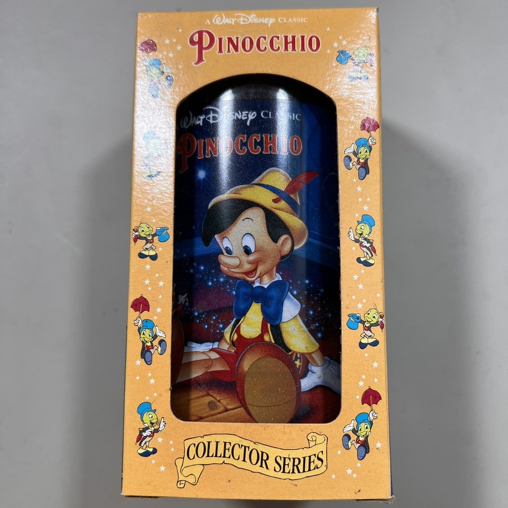 Vintage Disney Burger King Pinocchio Collectors Series Cup Coca Cola 1994